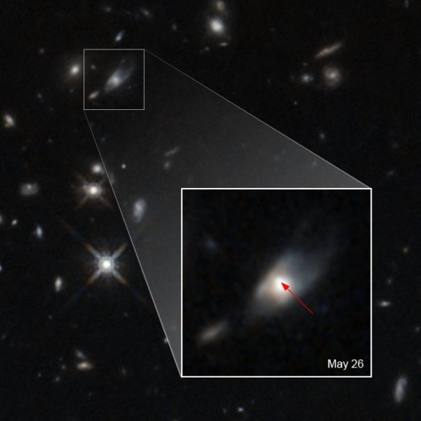 Хаббл зафиксировал колоссальный взрыв от слияния двух нейтронных звезд