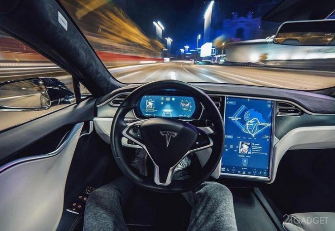 48176 Мир «глазами» автопилота Tesla (видео)