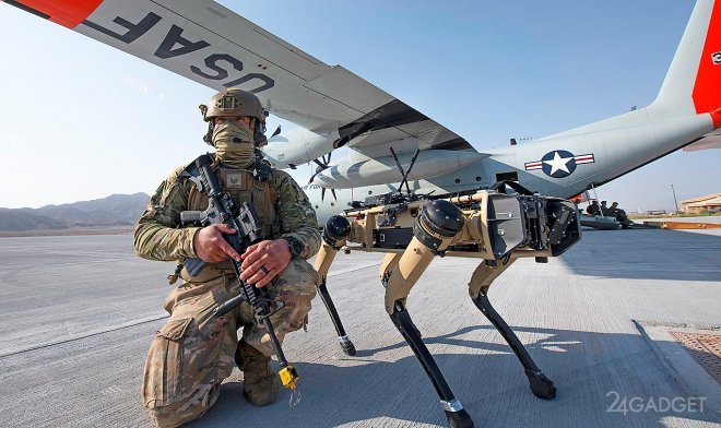 47700 Собакообразный робот Spot идет в армию (2 фото + видео)