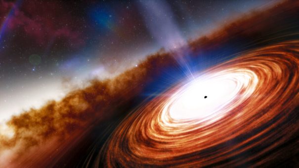 49933 Ученые обнаружили самую древнюю сверхмассивную черную дыру