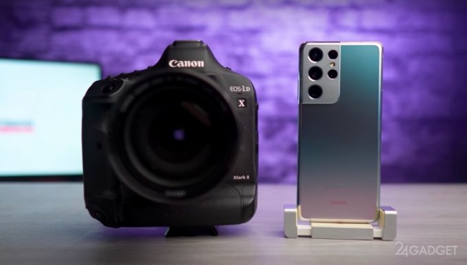 51860 Кто-кого? Зеркальный фотоаппарат Canon 1DX II против Samsung S21 Ultra (7 фото + видео)