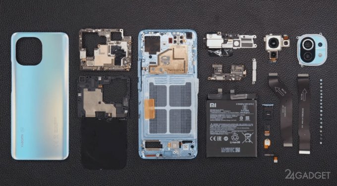 51731 Представлено официальное видео разборки Xiaomi Mi 11, а Зак Нильсон проверил смартфон на прочность (2 видео)