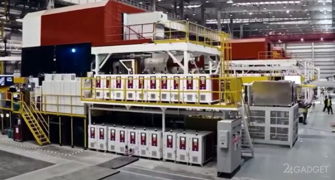 51360 Представлено видео работы Giga Press при производстве части корпуса электромобиля на заводе Tesla (видео)