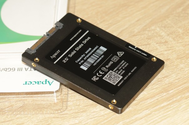 Apacer AS340X 240 GB (AP240GAS340XC-1) – тонкий SSD со стильным дизайном и отличными скоростями