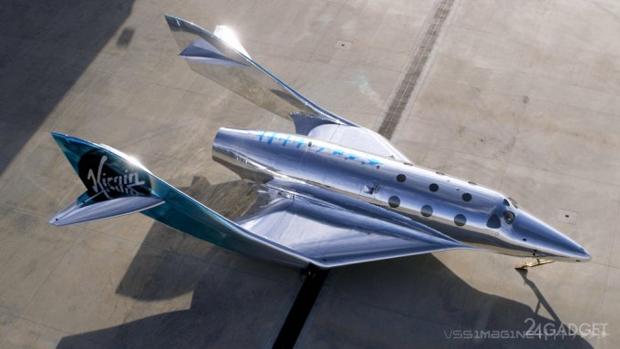 54208 Virgin Galactic представила очередной, третий космический корабль VSS Imagine (3 фото + видео)