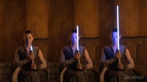 54985 Disney создала реальный выдвигающийся световой меч джедаев из «Звездных войн» (видео)