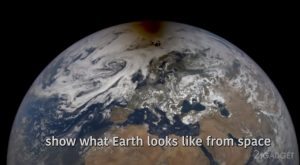 56496 NASA представило изображение кольцевого солнечного затмения, снятое из космоса (видео)