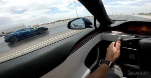 57162 Tesla Model S Plaid против Rimac Nevera на гоночной трассе (видео)