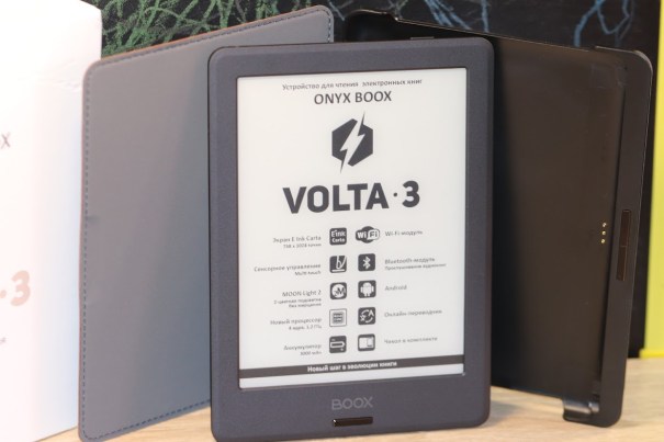 ONYX BOOX Volta 3 – 6-дюймовый ридер с дисплеем E Ink Carta, 4-ядерным процессором и подсветкой MOON Light 2