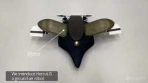 59601 В Швейцарии создали компактный дрон-жук с уникальными летными характеристиками (видео)