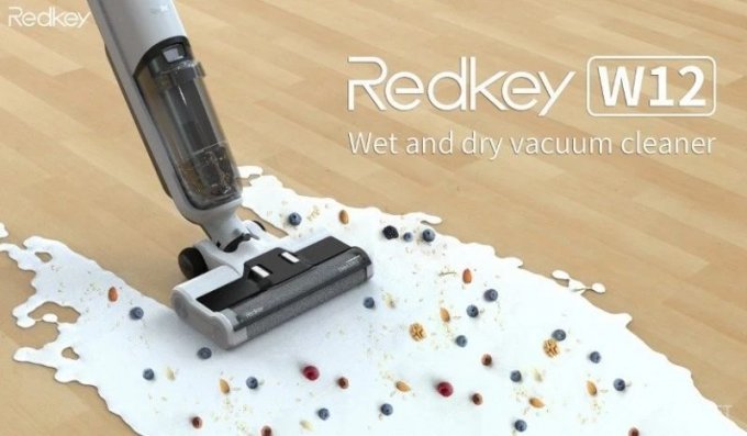 60513 Redkey W12: пылесос который может одновременно пылесосить, мыть шваброй и самоочищаться