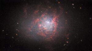 60648 Хаббл рассмотрел карликовую неправильную галактику
