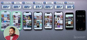 61384 Автономность iPhone 14 сравнили с предыдущими флагманами Apple (видео)