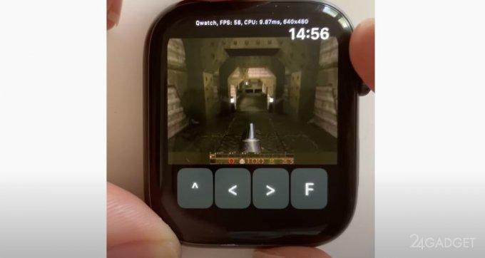 61375 Quake запустили на умных часах Apple Watch (видео)