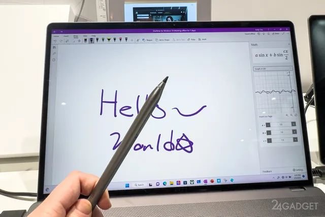 61852 MSI Pen 2 - стилус для сенсорных экранов и карандаш для бумаги одновременно (2 фото + видео)