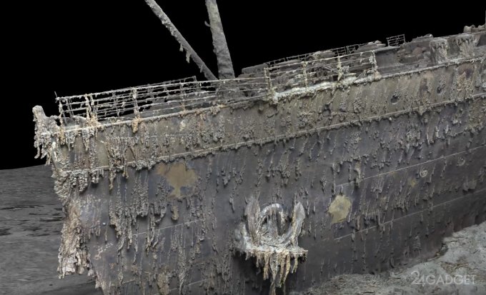 62184 Создана детальная 3D-модель затонувшего Титаника (4 фото)
