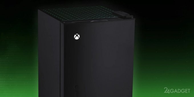 62592 Microsoft представила новый холодильник в форме Xbox Series X (2 фото)