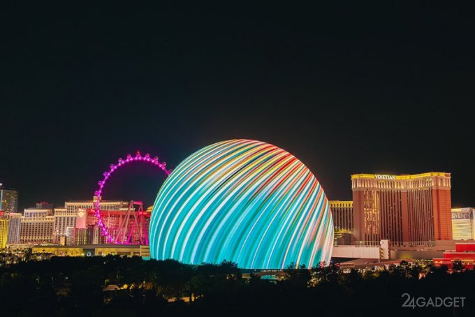 62970 Nvidia рассказала, как 150 её видеокарт обеспечивают работу огромнейшего экрана Sphere в Лас-Вегасе (3 фото + видео)